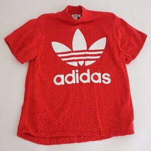 adidas Red Crew Neck Sweater